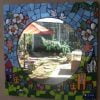 MOSAIC INSERTS Mirror Houses Cars flowers leaves birds Mosaic Tiles www.mosaicinspiration.com