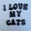 I love my cats MOSAIC INSPIRATION Ceramic Letter Tiles Mosaic Inserts Ceramic Tiles www.mosaicinspiration.com