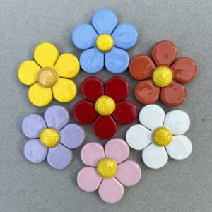 MOSAIC INSPIRATION - Bulk 7 x 40mm Flowers