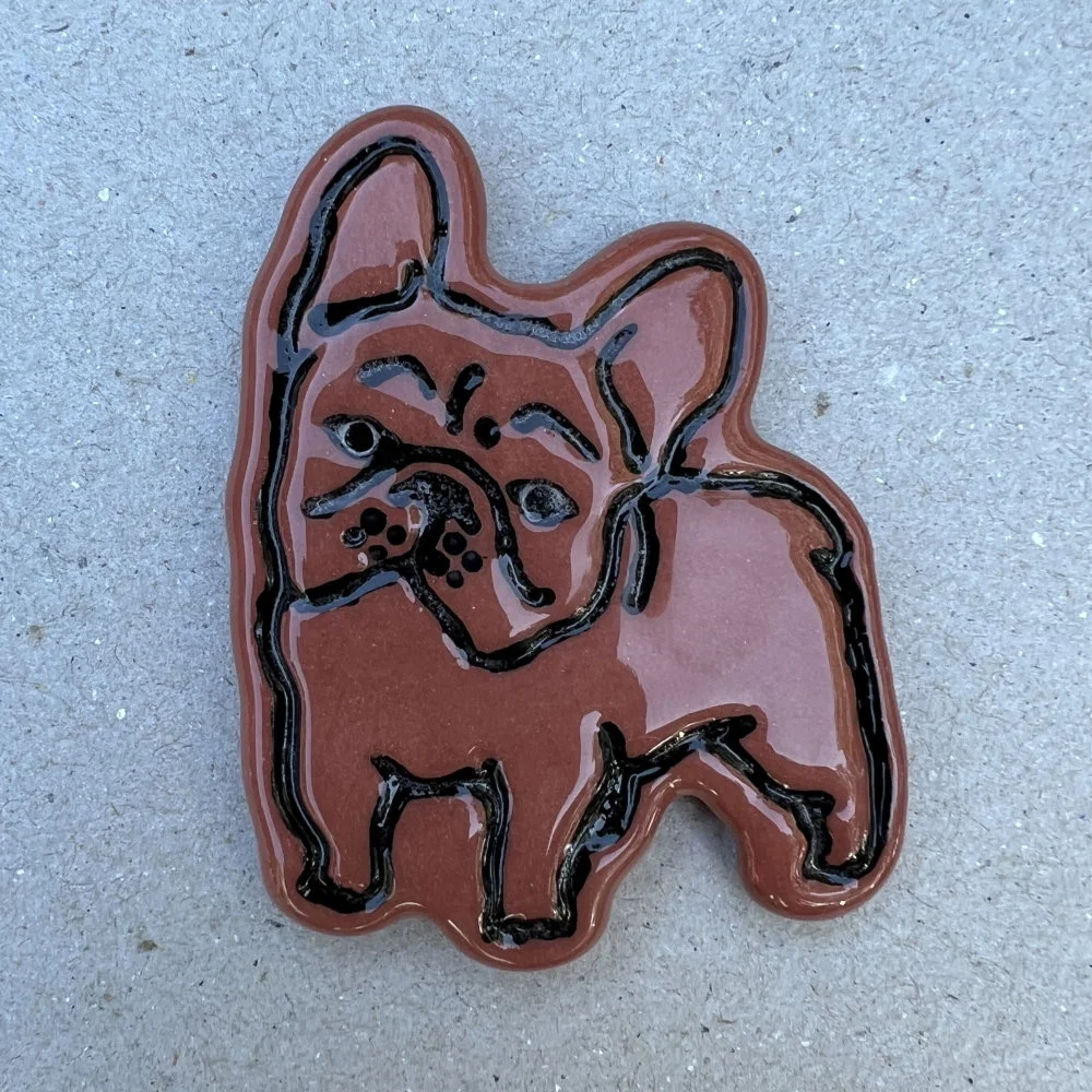 Ceramic Dog - Bulldog - MOSAIC INSPIRATION Ceramic Inserts